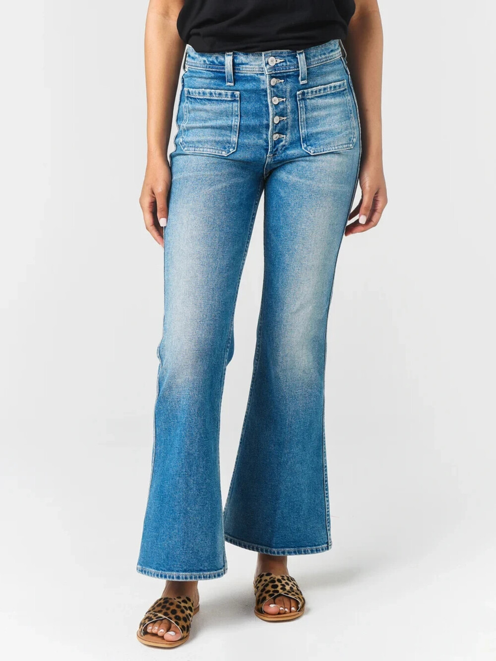 Citizens of Humanity Maisie Jeans Size 26 High Rise Flare Patch Pocket USA COH